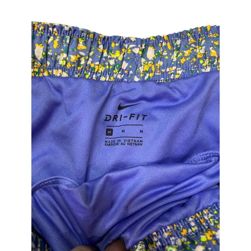 Nike Dri Fit Women's Medium Pink & Purple Speckled Activewear Shorts, Basketball - Picture 7 of 7